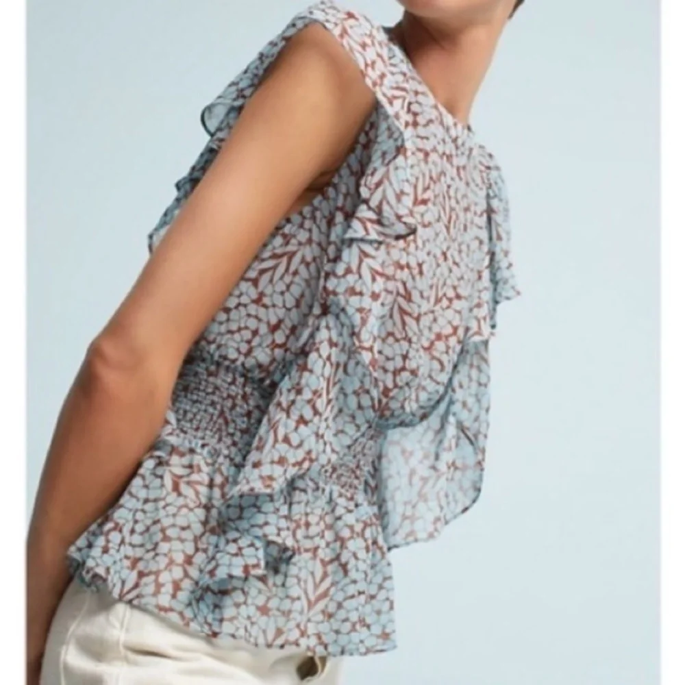 NWOT Anthropologie Feather Bone Allegra Blouse - Picture 3 of 8